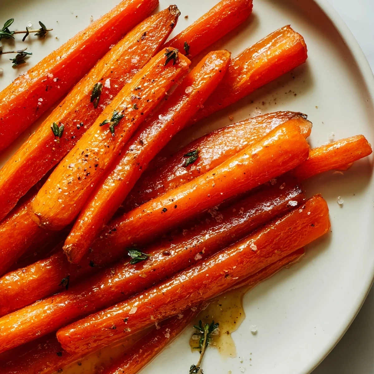 Roasted Carrots Maple Glaze