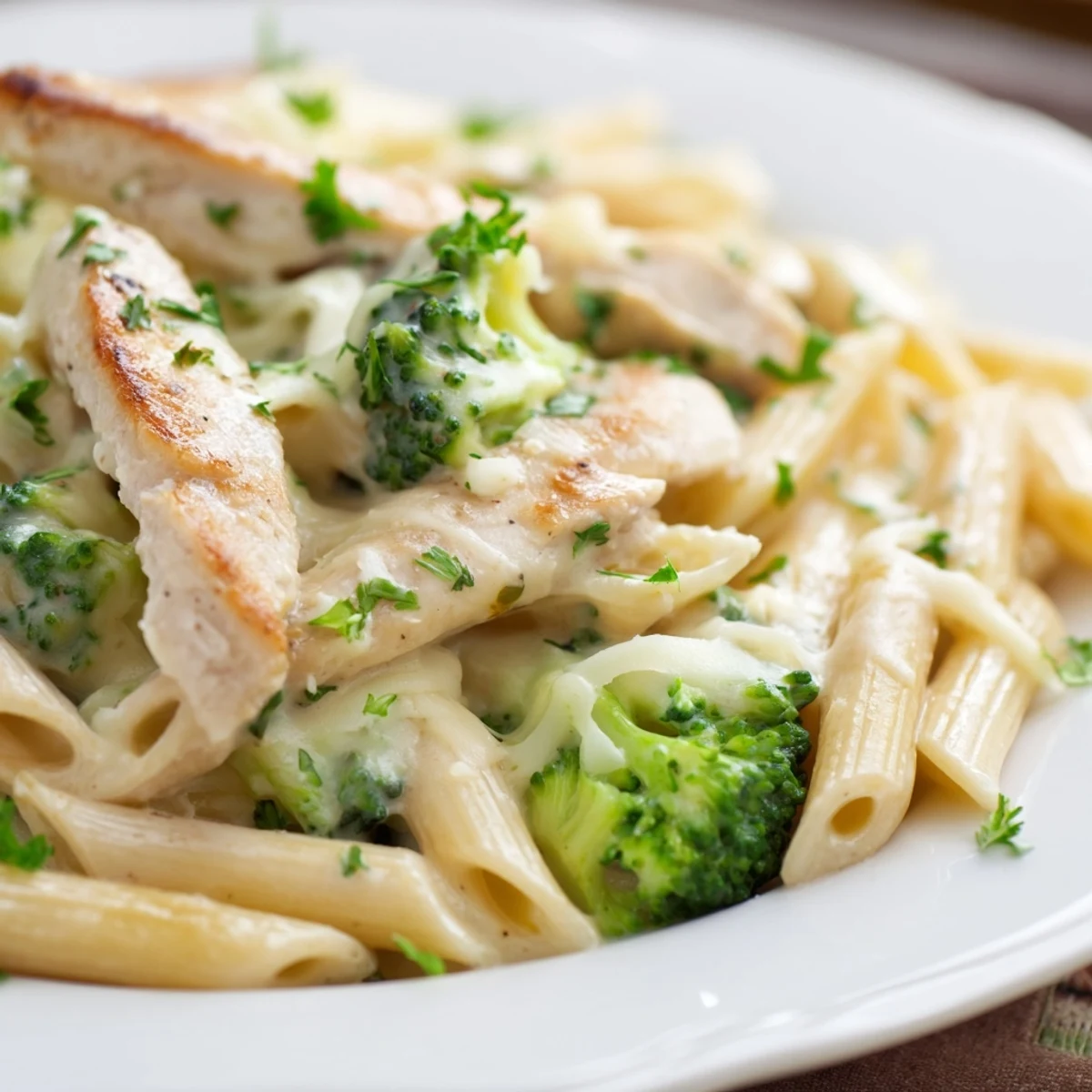Creamy Broccoli Chicken Pasta