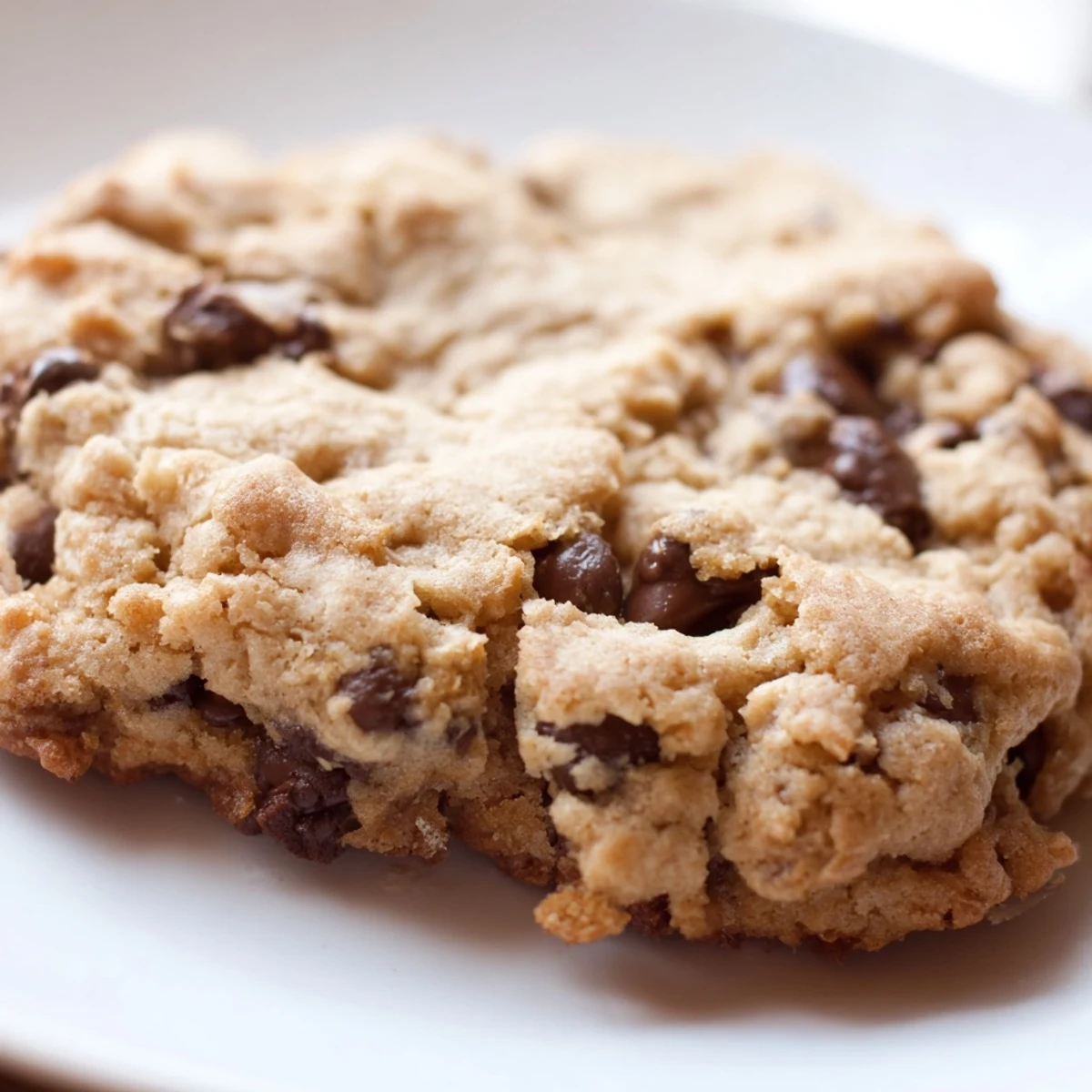 Freshly baked chocolate chip cookies with golden edges and gooey centers, arranged on a cooling rack.