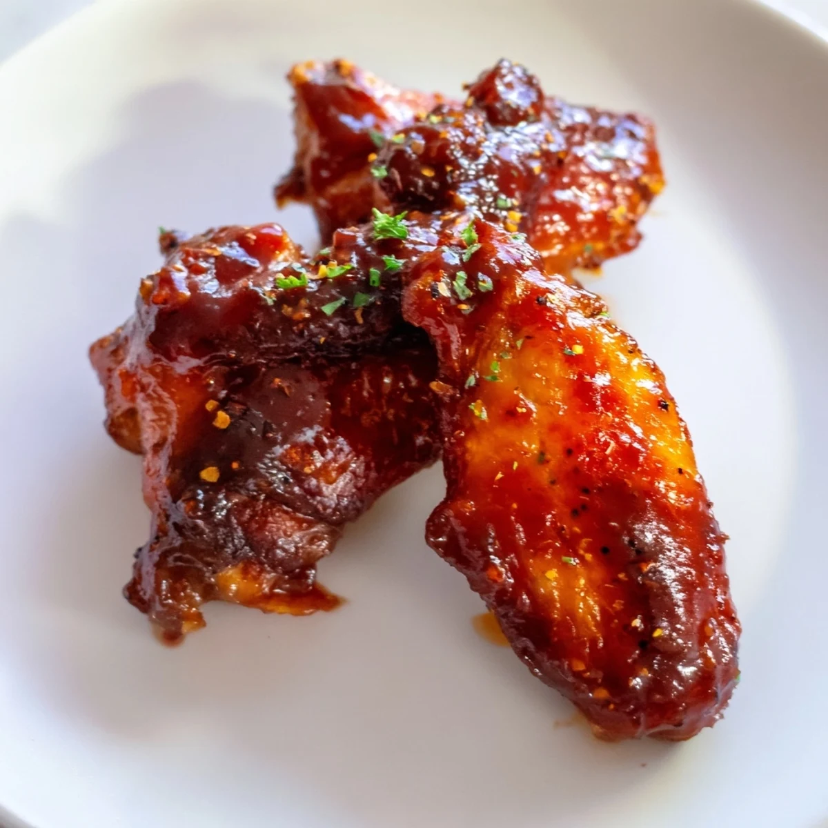 Sticky Championship Chicken Wings with smoky BBQ sauce broiled to perfection, perfect for gatherings or tailgate parties.