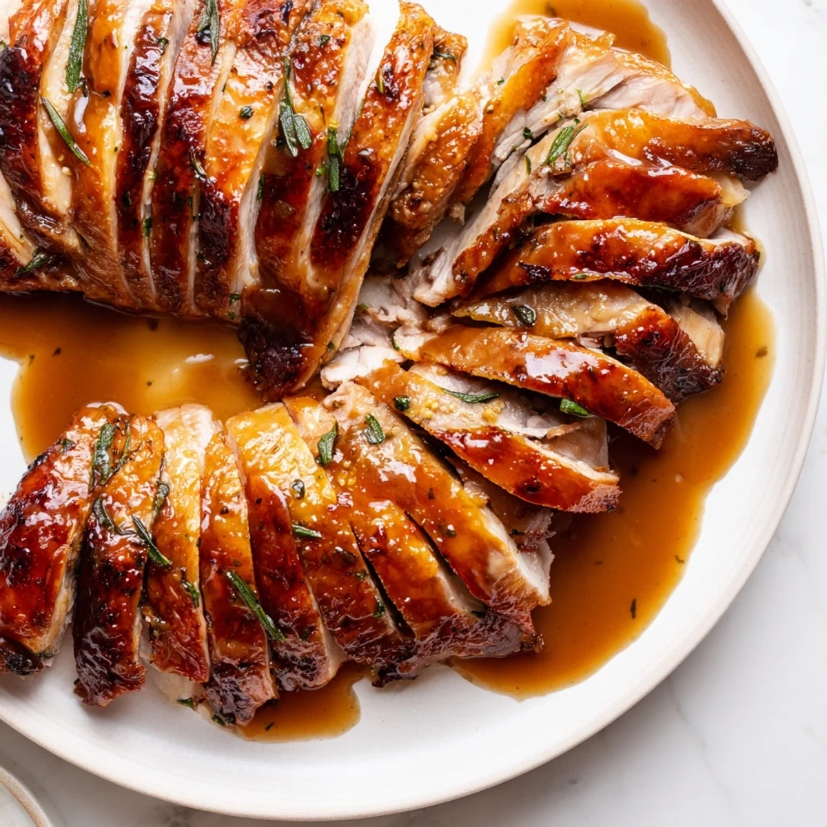 Perfectly roasted Alternative Easter Roast turkey with crispy herb skin, ready to impress at your Easter celebration.
