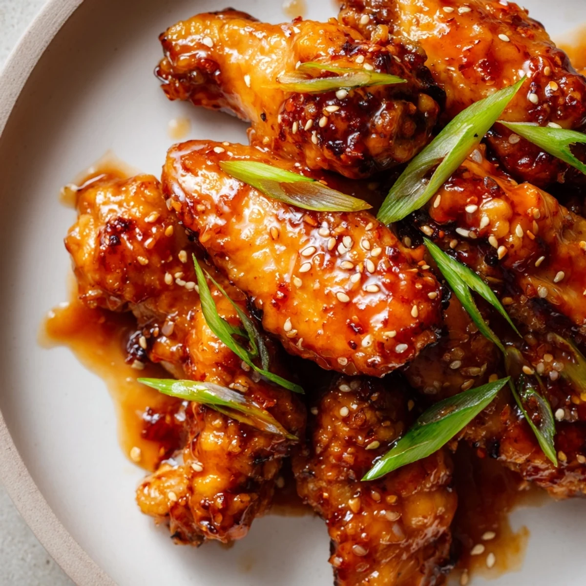 These Sticky Orange Chicken wings feature a sticky orange glaze and look perfect for game day gatherings.