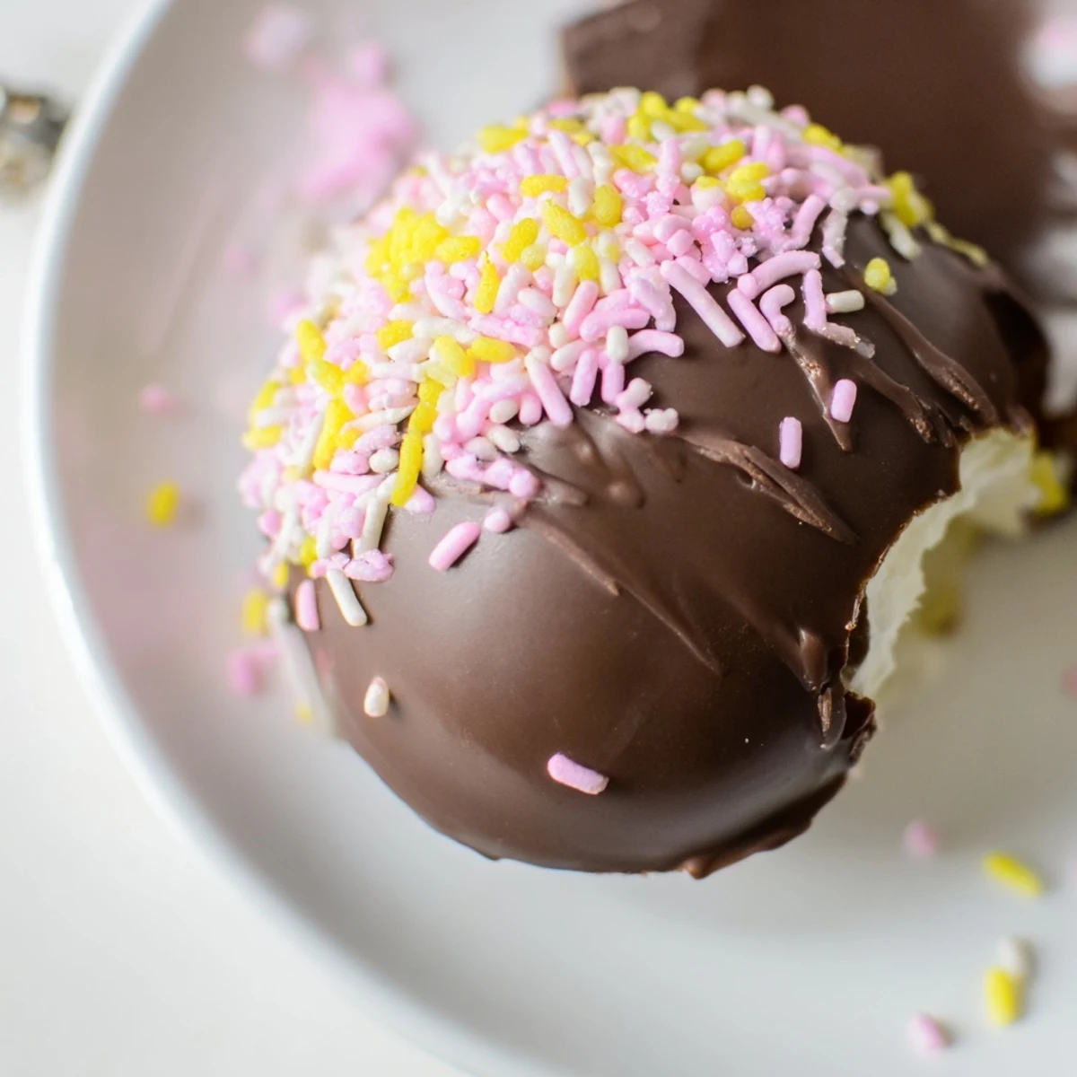 Basket of chilled Cool Whip Easter eggs in pastel colors perfect for spring holiday dessert