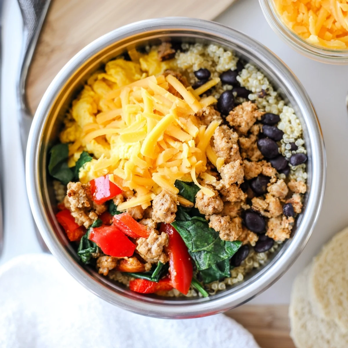 High Protein Freezer Friendly Bowls