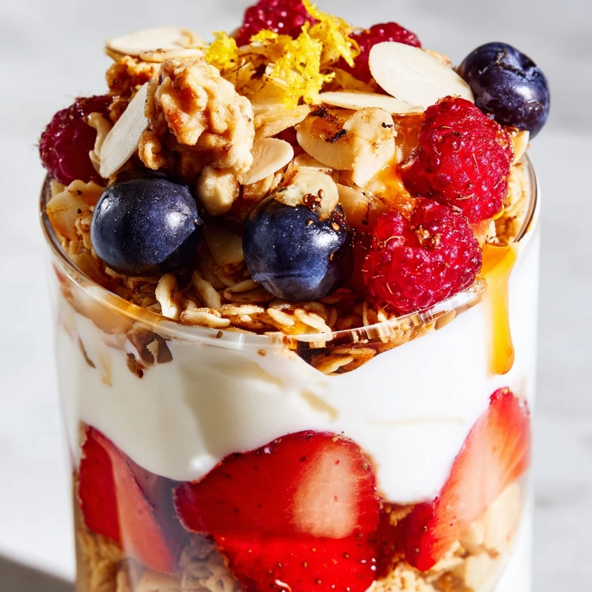 Greek Yogurt Parfait with Layers