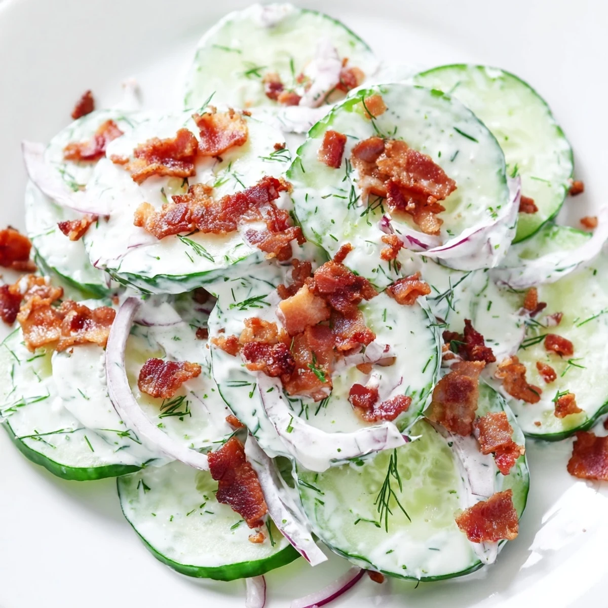 Healthy Cucumber With Bacon