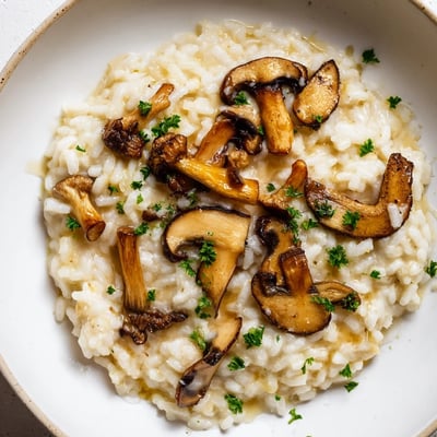 Creamy Mushroom Truffle Risotto