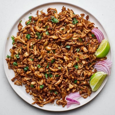 Vegan Carnitas With Mushrooms