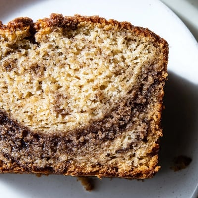 Cinnamon Sugar Swirl Banana Bread